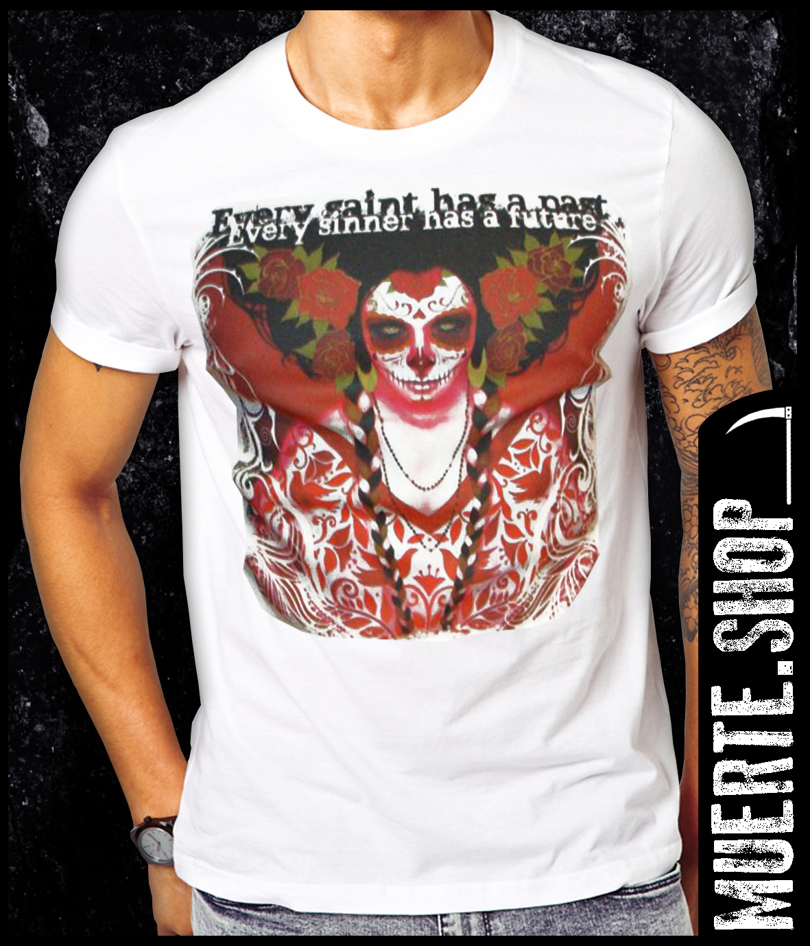 Тениска SUGARSKULL WHITE Тениска SUGARSKULL WHITE